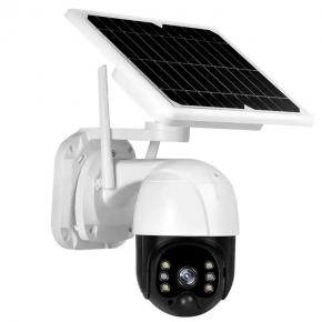 Solar Camera 3MP Night Vision Powered Battery Security Outdoor Camera Waterproof Two Way Audio Intercom Wifi Icsee