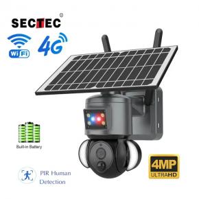  HD 4MP Wifi 4G IP Network Camera Smart Outdoor IP CCTV Home Speed Dome PTZ Neiwork Solar Battery Camera